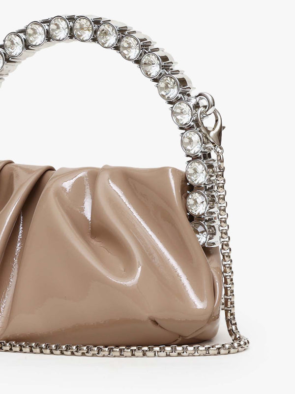 Kazo Rhinestone Mini City Glaze Clutch