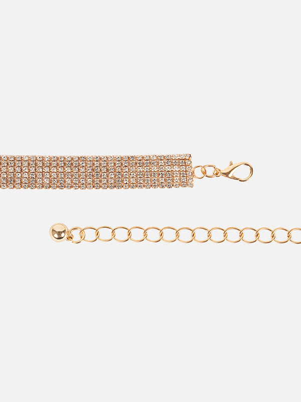 Glamorous Embellished Chain Belt