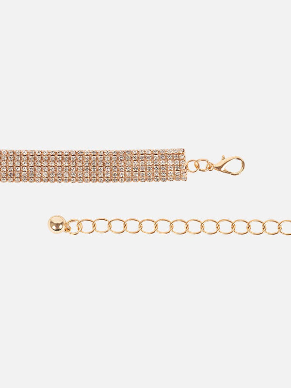 Glamorous Embellished Chain Belt