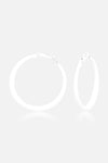 Solid Matte Hoop Earrings