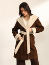 Dialouge Overcoat With Hood