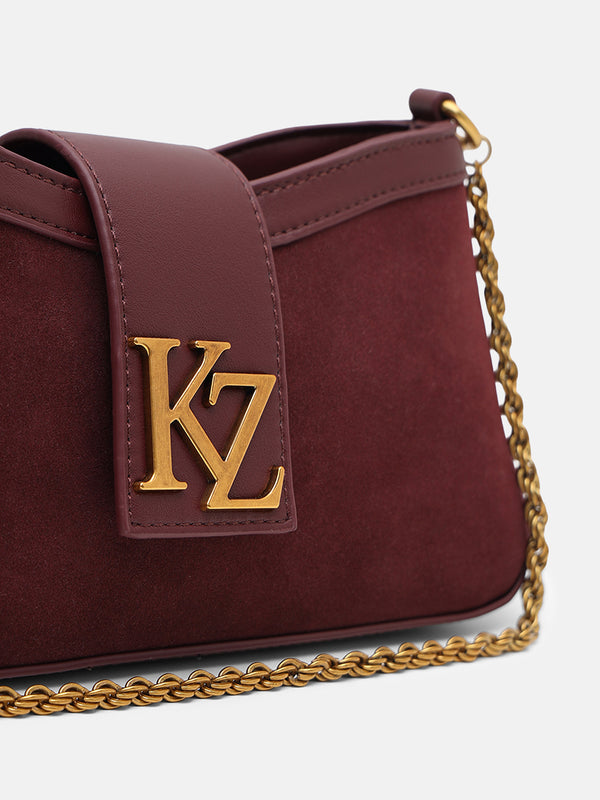 Kazo Aurelian Suede Shoulder Bag