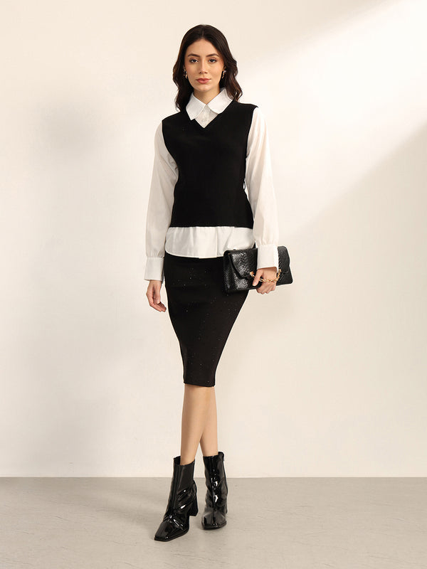 Midnight Midi Skirt