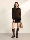 Potting Soil Peplum Jacket