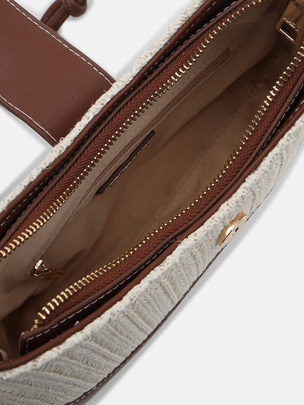 Kazo Kai Raffia Shoulder Bag