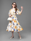 Shalom Midi Dress With Belt
