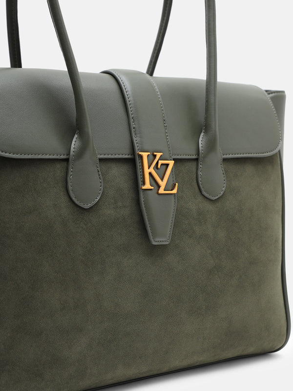 Kazo Aurelian Suede Tote Bag