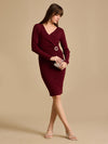 Winter Midi DressWith Glam Buckle