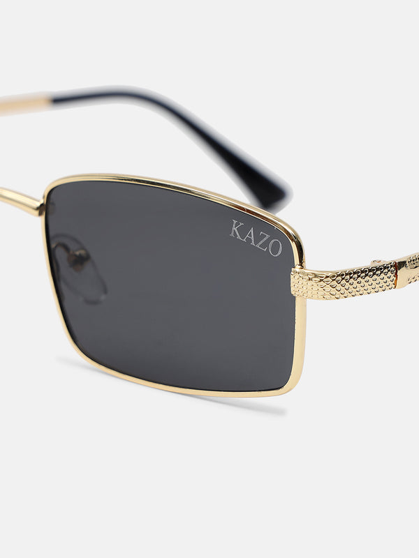 Linear Luxe Rectangle Sunglasses