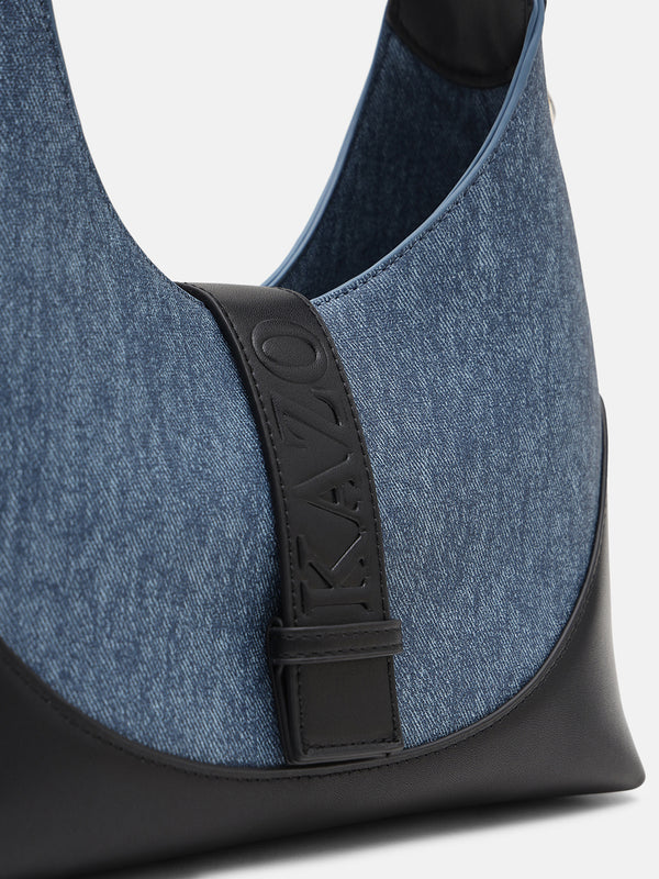 Kazo Talia Denim Hobo Bag