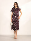 Spotty Midi Dress