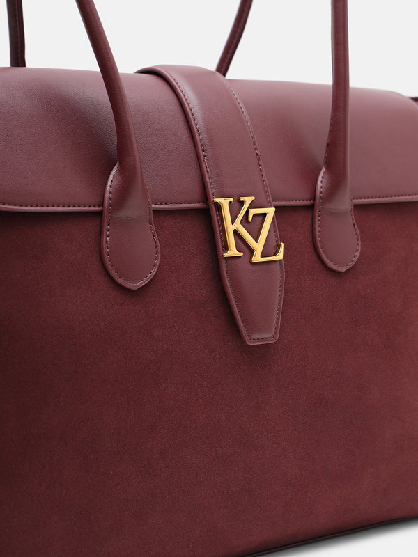 Kazo Aurelian Suede Tote Bag