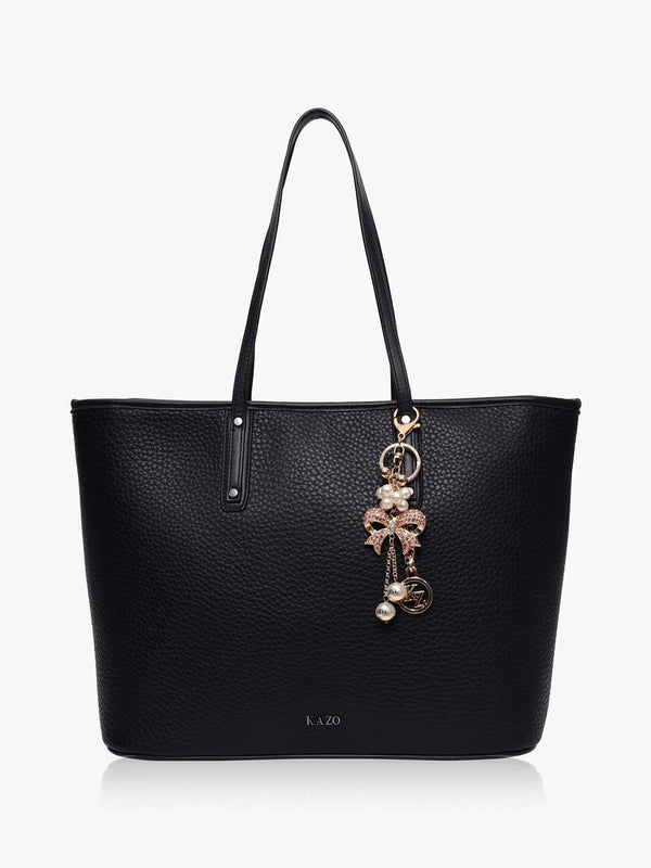 Embellished Bow Bag Charm