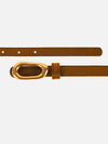 Irregular Buckle Thin Belt