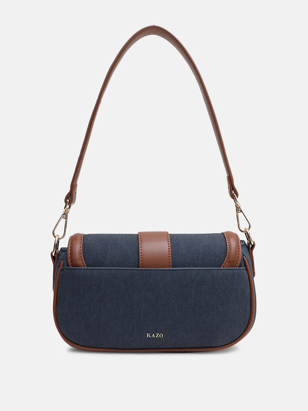 Kazo Arla Denim Shoulder Bag