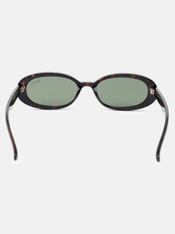 Soft Sculpt Oval Sunglasses