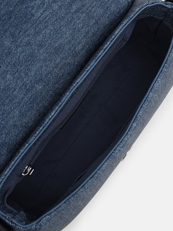 Kazo Arla Denim Shoulder Bag