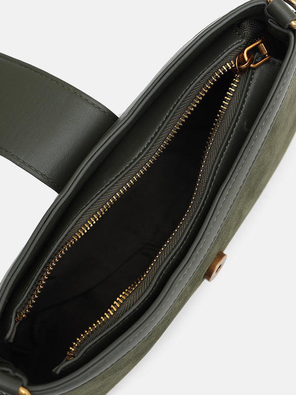 Kazo Aurelian Suede Shoulder Bag