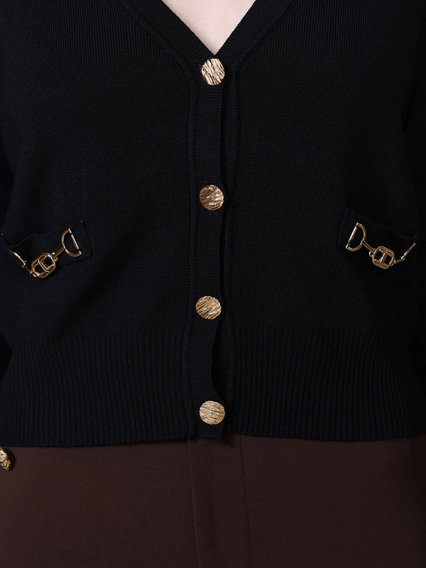 Buckle Detail Cardigan
