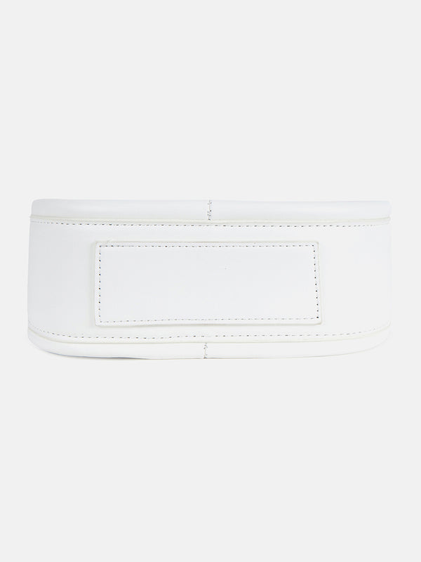 Croc-Textured Handheld Bag