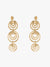 Gem Adorned Circular Earrings