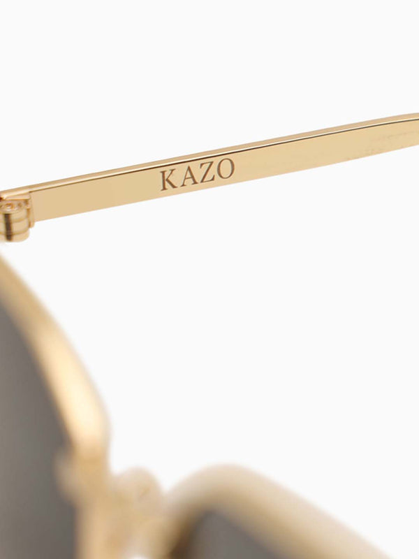 Geometric Metal Frame Sunglasses