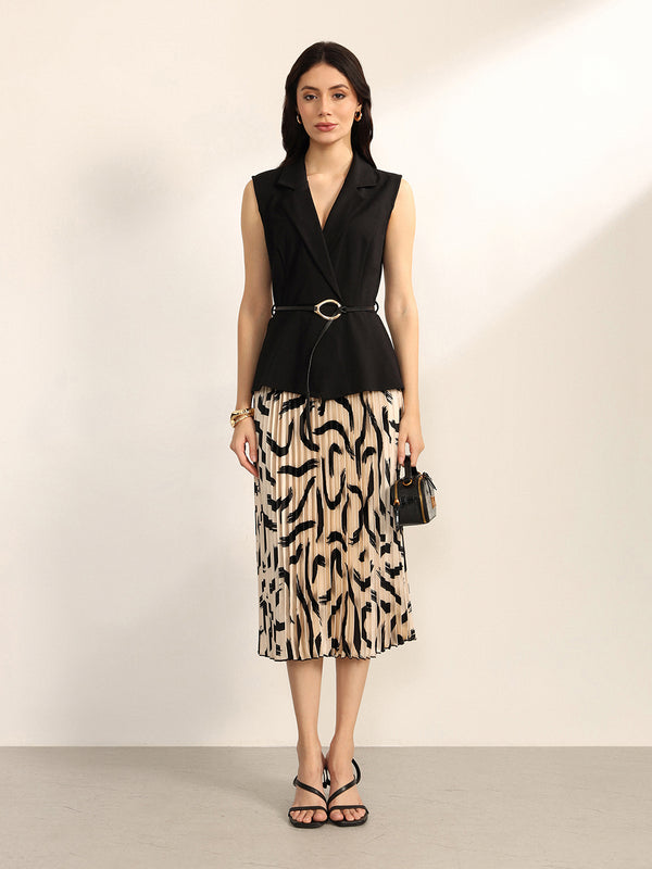 Chateau 2 Midi Dress With Belt