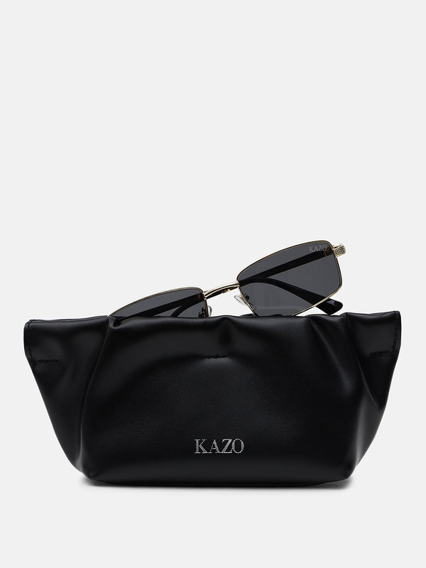 Linear Luxe Rectangle Sunglasses