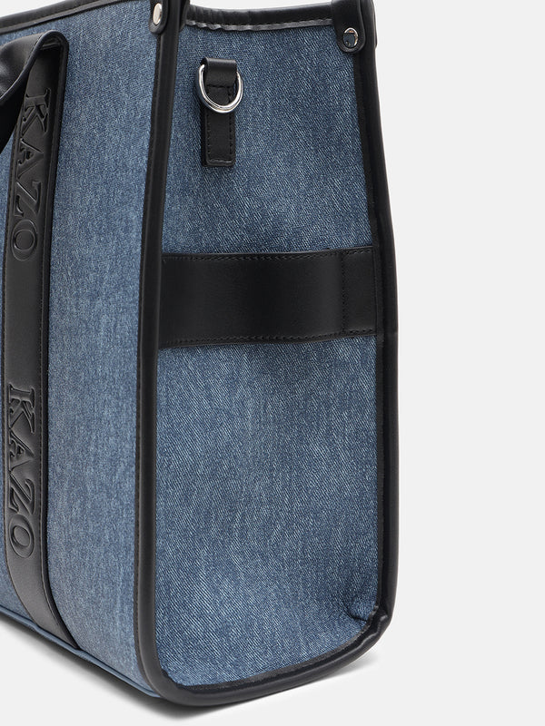Kazo Linda Denim Tote Bag