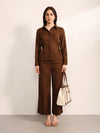 Caramel Pull On Pants