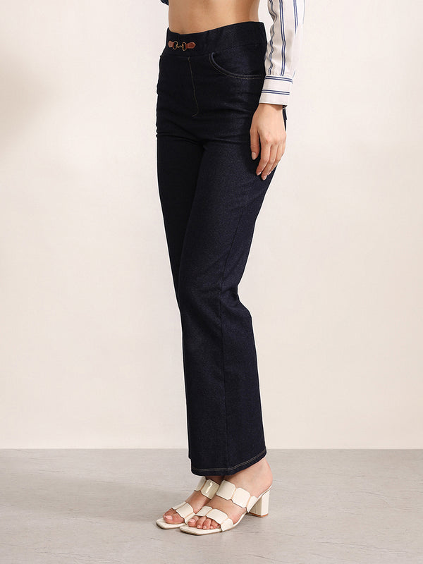 Denim Straight Jeggings