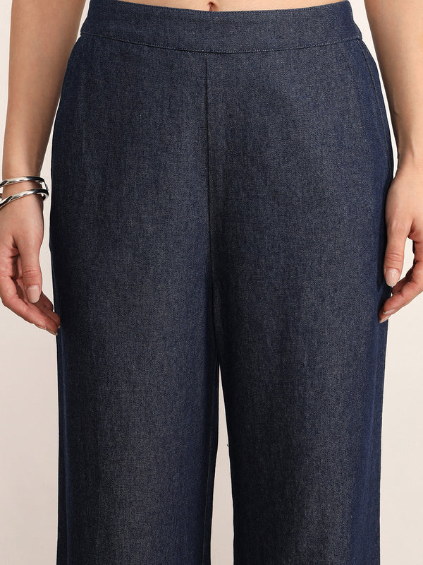 Indigo Pull On Pants