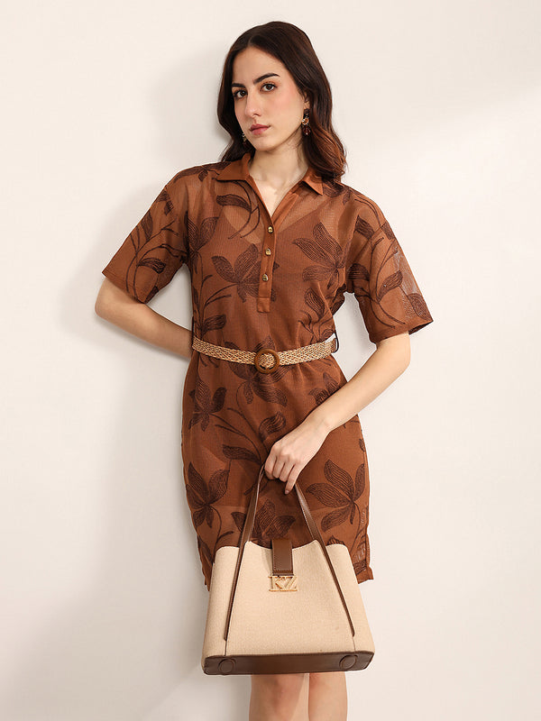 Cupola Mini Dress With Belt