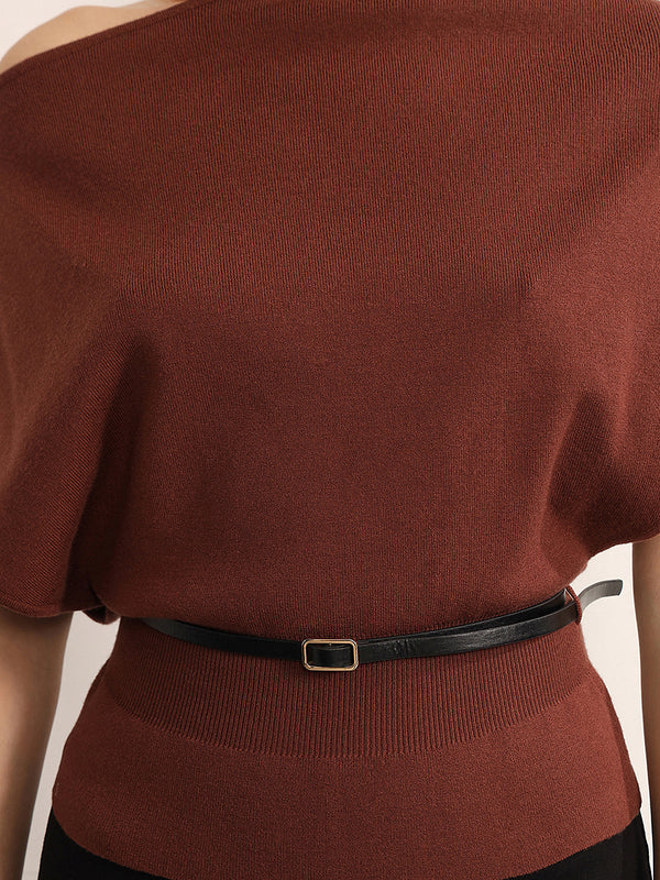 Project Winter Top With Belt