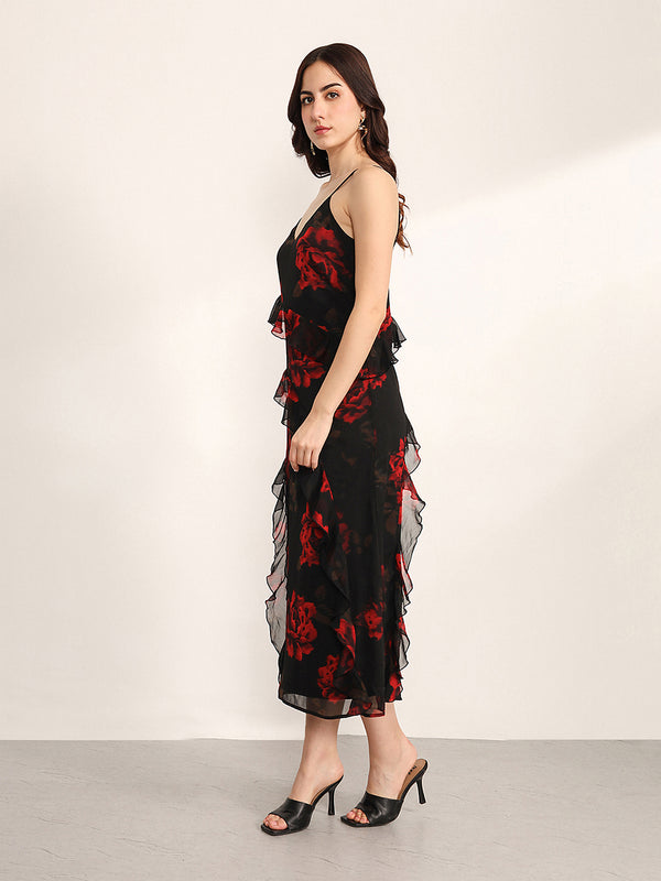 Brushstoke Maxi Dress