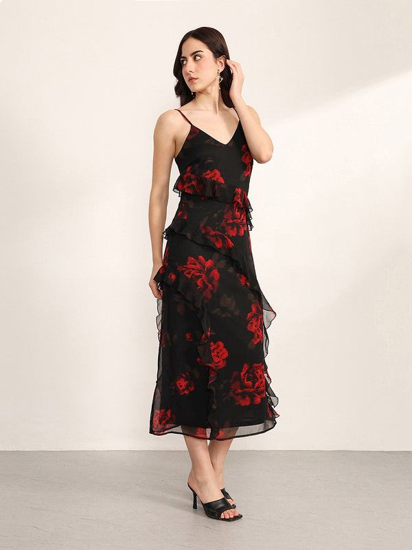 Brushstoke Maxi Dress