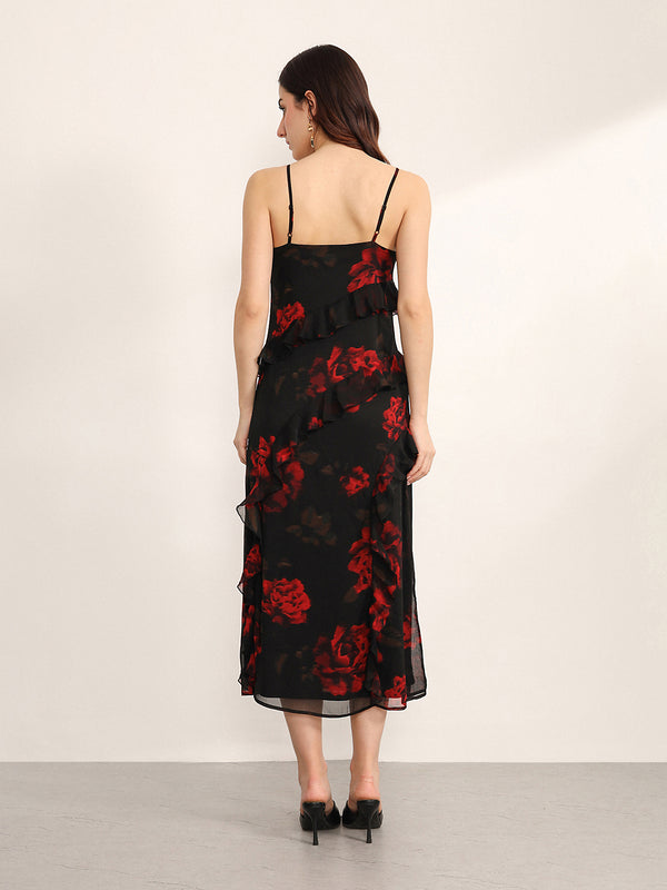 Brushstoke Maxi Dress