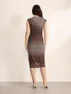 Fractal Midi Dress