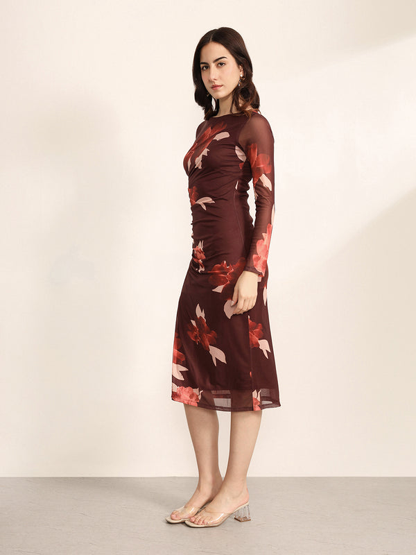 Botanical Midi Dress