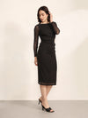 Anthracite Midi Dress