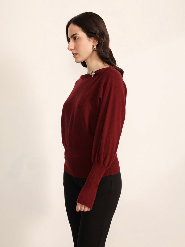 Carmine Winter Top