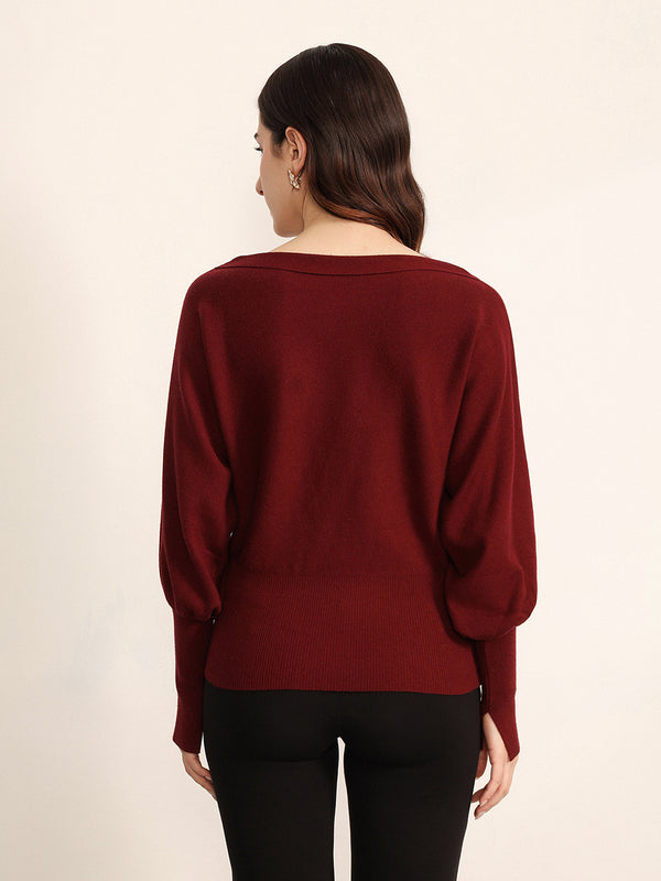 Carmine Winter Top