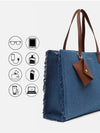 Kazo Denim Fringe Tote