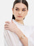Golden Opulence With Pearls Bracelet