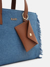 Kazo Denim Fringe Satchel
