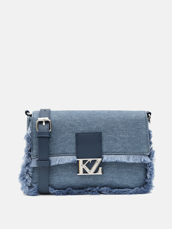 Kazo Denim Fringe Sling