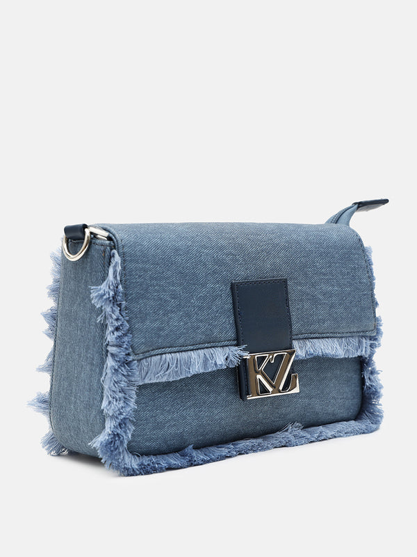 Kazo Denim Fringe Sling