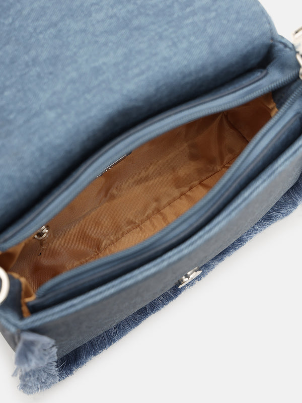 Kazo Denim Fringe Sling
