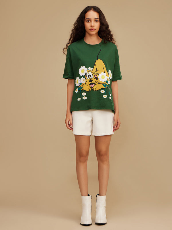 ©Disney Pluto Crochet T-Shirt