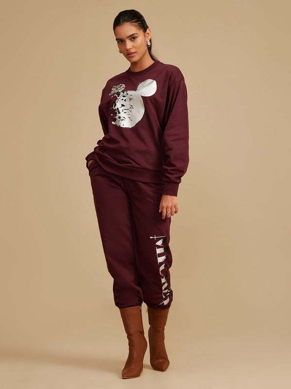 ©Disney Mickey Mouse Foil Print Sweatshirt